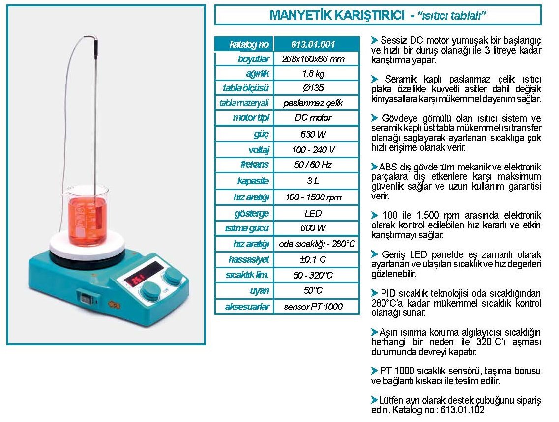 isolab manyetik karıştırıcı